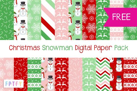 Download Free Christmas Digital Papers Files