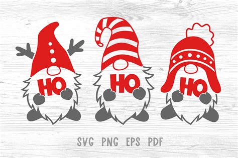 Download Free Christmas Gnomes SVG Design Files