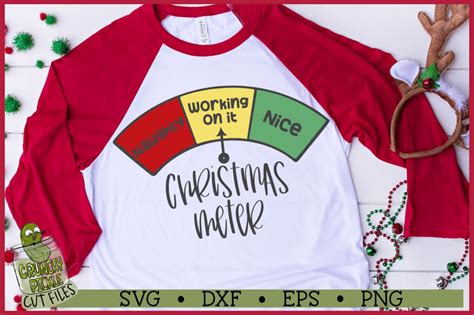 Download Free Christmas Meter SVG File For Cricut