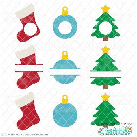 Download Free Christmas Monogram Frames Files For Silhouette