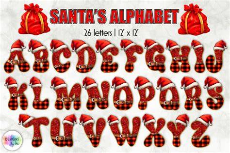 Download Free Christmas Monogram Letters | Christmas Split Letters Files For Crafts