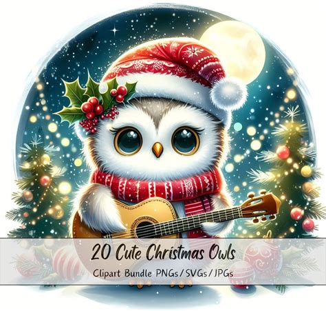 Download Free Christmas Owls Files For Crafts
