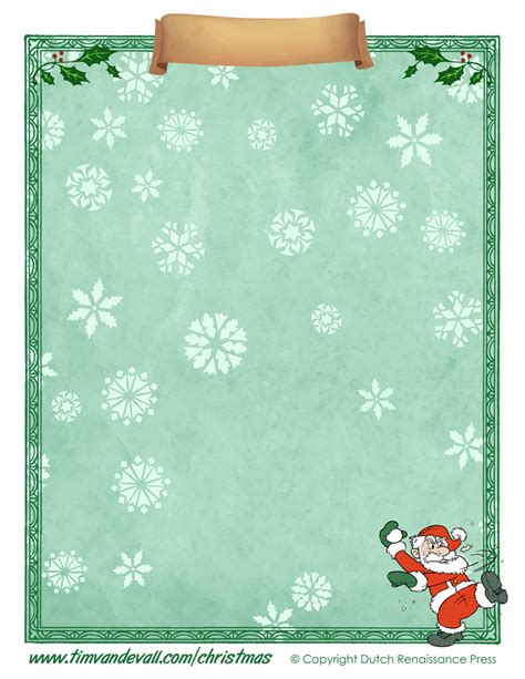 Free Christmas Paper Printable