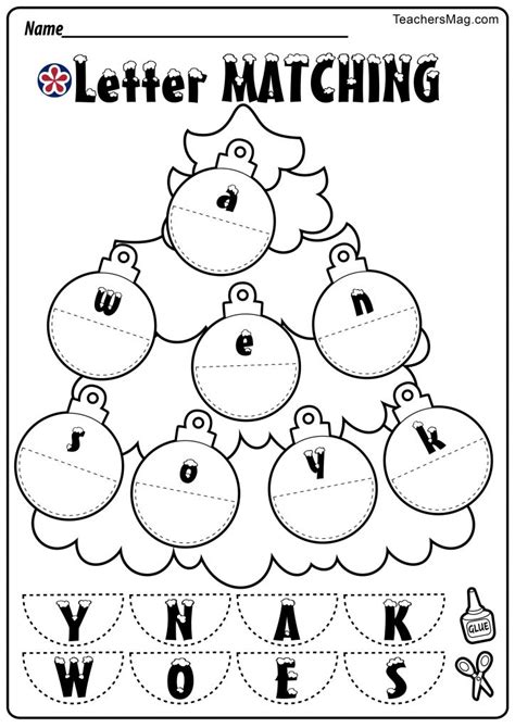 Free Christmas Printables For Kindergarten