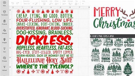 Download Free Christmas Quote Packs Svg Design For Crafts