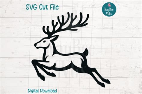 Download Free Christmas Reindeer SVG Cut File Files DXF Files