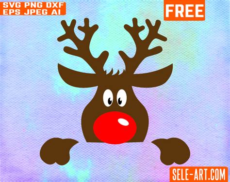 Download Free Christmas Reindeer SVG Cut File Files Free PSD Mockups