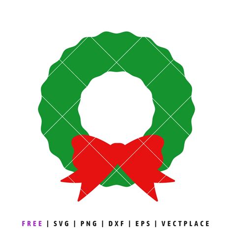 Download Free Christmas SVG,Wreath SVG, SVG Files, DXF Files DXF Files