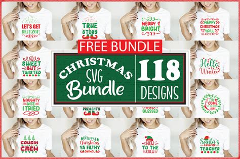 Download Free Christmas SVG Bundle - 10 items Files Free PSD Mockups