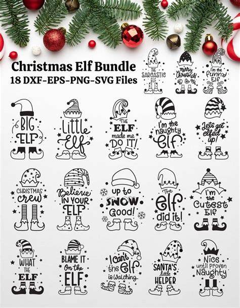 Download Free Christmas SVG File - Elf on Duty Files For Crafts