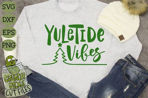 Download Free Christmas SVG File - Yuletide Vibes Files