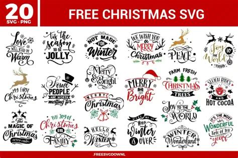 Unwrap the Festive Cheer with Free Christmas SVG: A Joyful Gift for Your Holiday Crafting Delight!