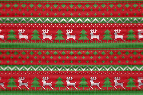 Download Free Christmas Sweater Pattern | SVG Cut File Cameo