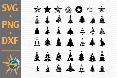 Download Free Christmas Tree SVG, PNG, DXF Digital Files Include DXF Files