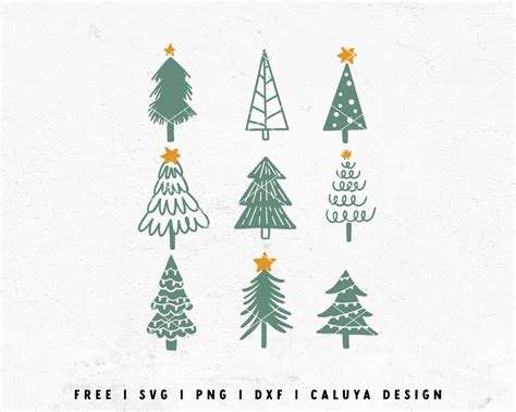 Download Free Christmas Tree SVG Cut File for Cricut