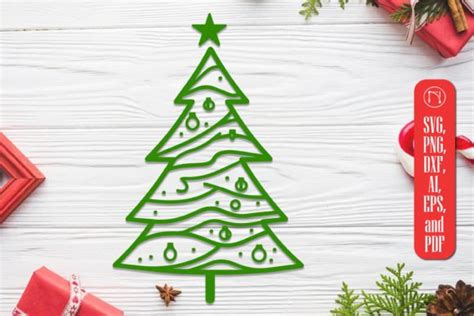 Download Free Christmas Tree SVG Cut File for Cricut Machine