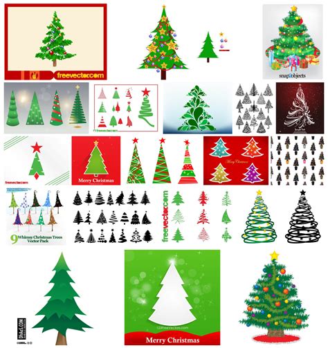 Download Free Christmas Trees Files Free PSD Mockups