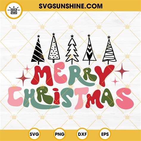 Download Free Christmas Word Trees - SVG, DXF, EPS Cut Files DXF Files