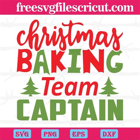 Download Free Christmas baking team - SVG file DXF Files