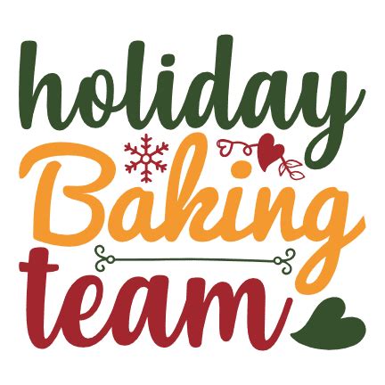 Download Free Christmas baking team - SVG file For Crafts