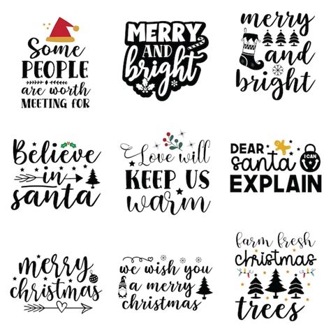 Download Free Christmas bundle Set of 110 SVG quotes DXF Files