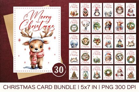 Download Free Christmas card bundle Easy Edite