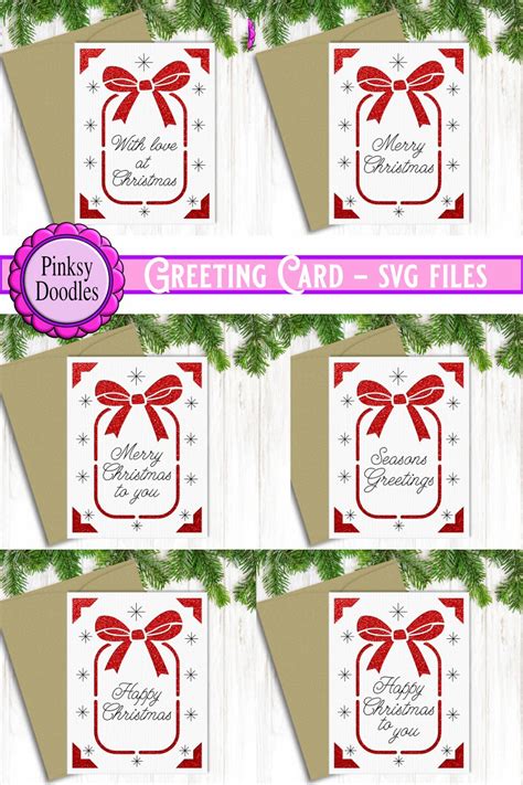Download Free Christmas card bundle Files For Crafts