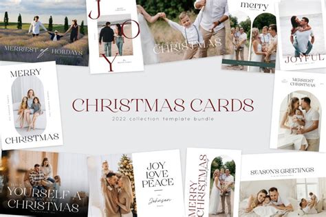 Download Free Christmas card bundle Files Free PSD Mockups