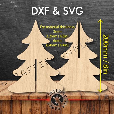 Download Free Christmas forest DXF Files