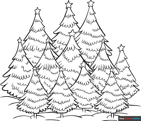 Download Free Christmas forest Easy Edite