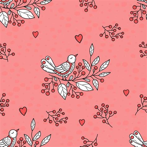 Download Free Christmas romantic seamless pattern Files Free PSD Mockups