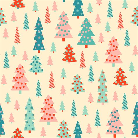 Download Free Christmas seamless pastel retro pattern Files
