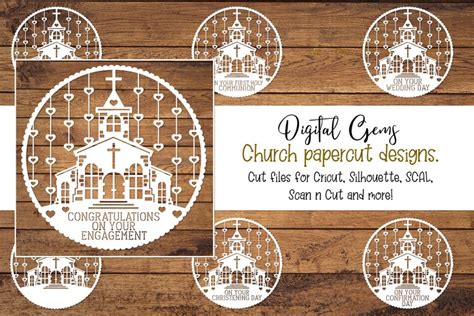 Download Free Church paper cut design Files