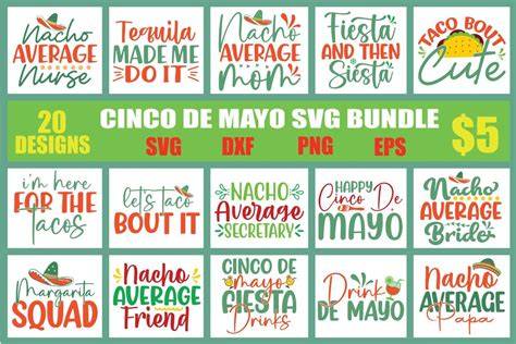 Download Free Cinco De Mayo Y'all Cut File DXF Files
