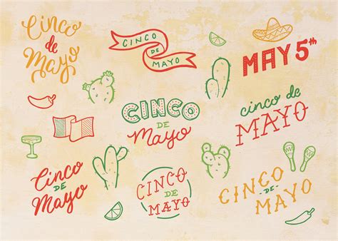 Download Free Cinco de Mayo Lettering Pack For Crafts