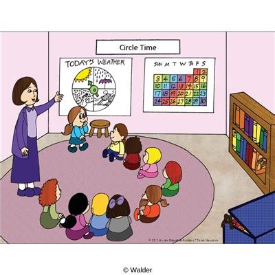 Free Circle Time Calendar Clipart