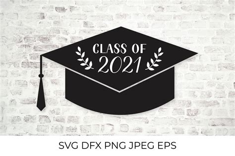 Download Free Class of 2021. Graduation hat SVG Files Free PSD Mockups
