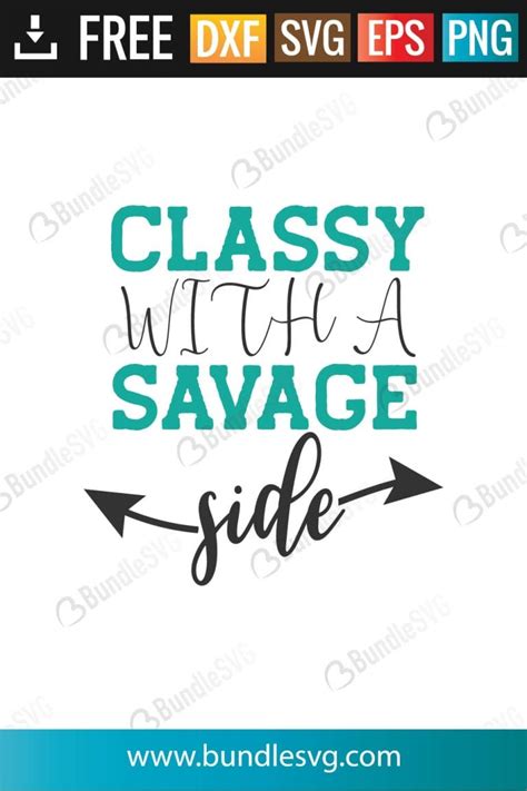Download Free Classy with a savage side SVG cut file Commercial Use Free PSD Mockups