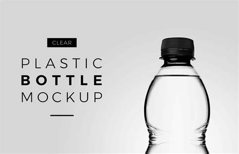 Download Free Clear Bottle Mockup PSD Generator PSD Files