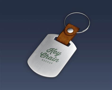 Download Free Cloth Keychain Mockup PSD Generator PSD Files