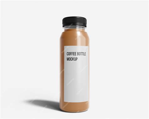 Download Free Coffee Bottle Mockup PSD Generator