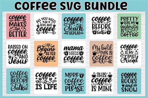 Download Free Coffee SVG Bundle Cameo