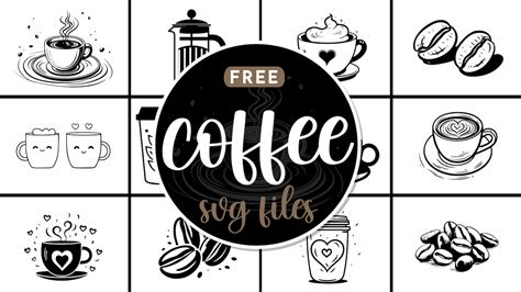 Download Free Coffee SVG Bundle Printable