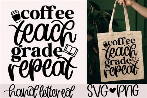 Download Free Coffee Teach Grade Repeat Crafts