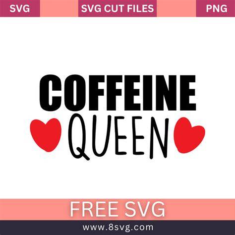 Download Free Coffee queen svg Printable