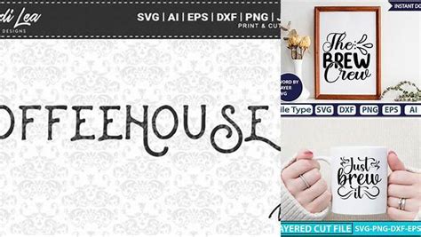 Download Free Coffeehouse SVG Cut Files For Crafts