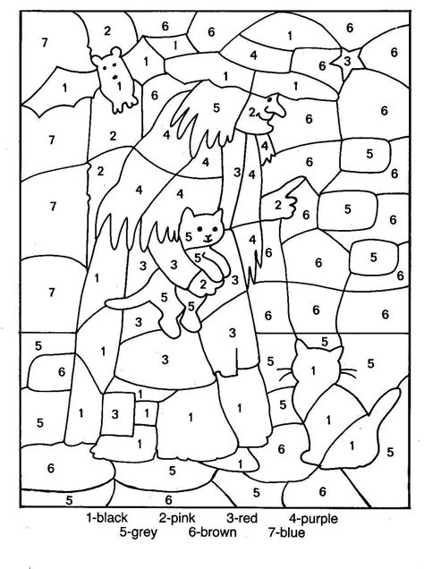 Free Color By Number Pages