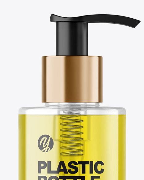 Download Free Color Liquid Cosmetic Bottle with Pump Mockup PSD Free Mockups Yellowimages PSD PSD Files