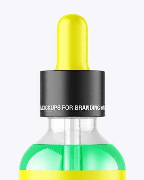 Download Free Color Liquid Glass Dropper Bottle Mockup PSD PSD Yellowimages PSD Files