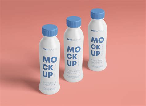 Download Free Color Plastic Bottle Mockup PSD Placeit PSD Files